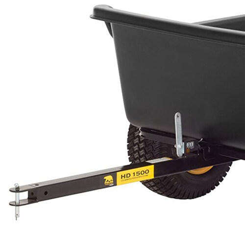 Polar Trailer 2 Coupler Kit with HD 1500TA Steel Tandem Axle Hauling Trailer Perspective: left
