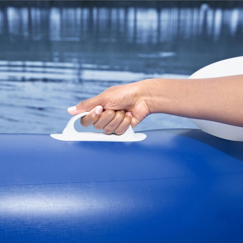 Bestway Hydro-Force X3 Innertube and Tropical Breeze Party Island Water Floats Perspective: left