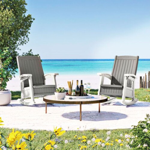 Suncast patio best sale set
