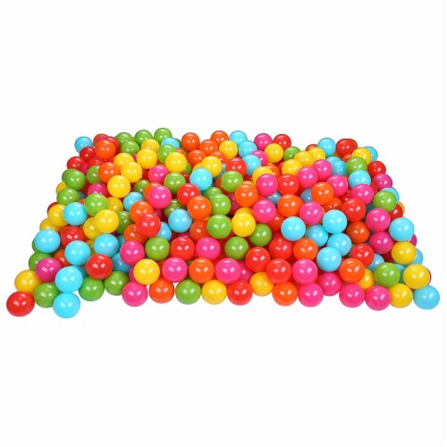 BalanceFrom Fitness 2.3 Play Pit Balls with Storage Bag, Multicolor (2 Pack) Perspective: left