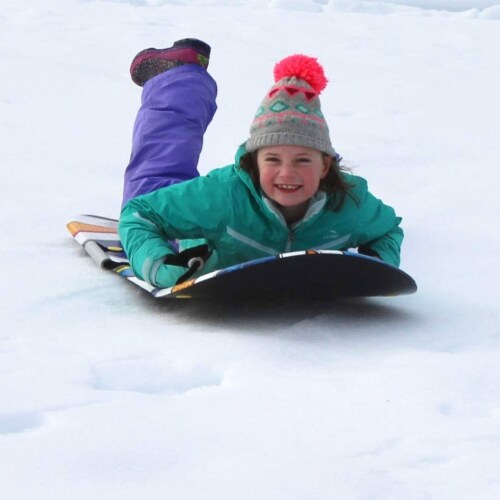 Flexible Flyer Snow Screamer 47 Inch Foam Snow Sled for Kids and Adults ...