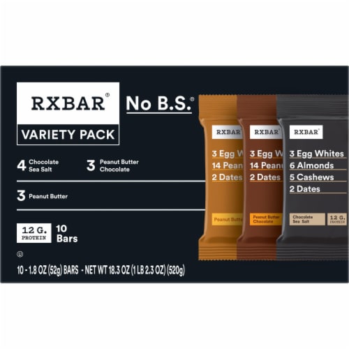 RXBAR Protein Bars Variety Pack Perspective: left