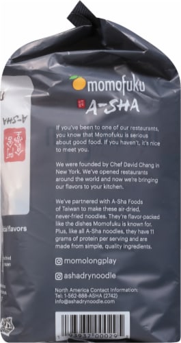 Momofuku Soy & Scallion Noodles Perspective: left