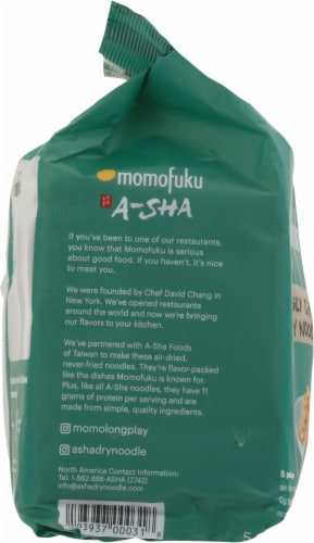 Momofuku Tingly Chili Noodles Perspective: left