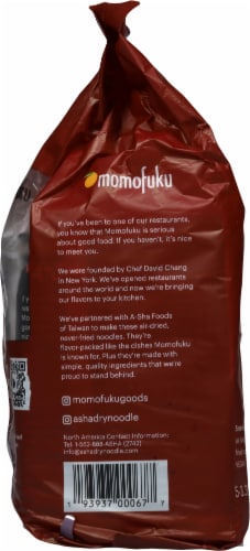 Momofuku Sweet & Spicy Noodles Perspective: left