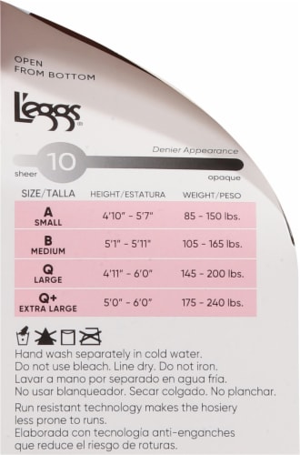 Leggs® Silken Mist® Ultra Sheer Run Resist Control Top Sheer Toe - Q Sun Beige Perspective: left