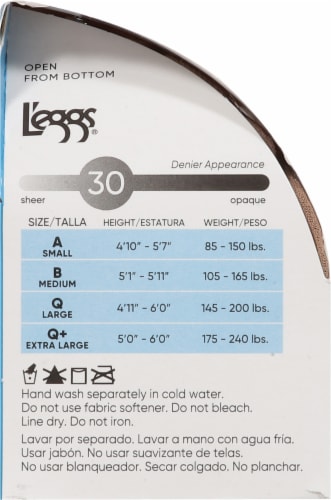 L'Eggs® Sheer Energy® Medium Support Sheer Pantyhose - Nude Perspective: left