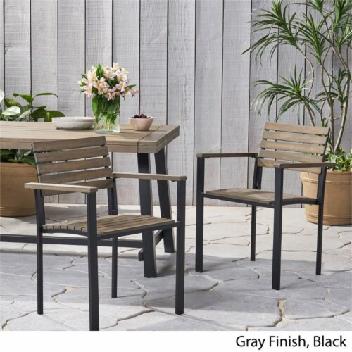 Wood and iron dining chairs discount