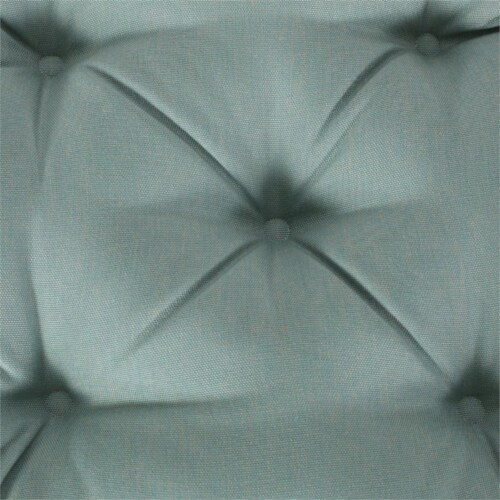 Noble House Bandel Indoor Fabric Classic Tufted Chair Cushion in Teal Perspective: left