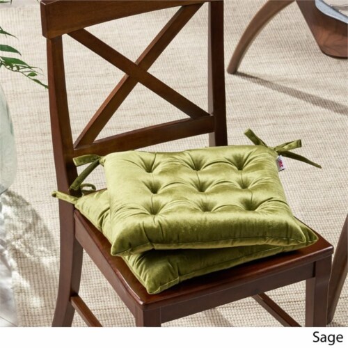 Sage green deals chair cushions