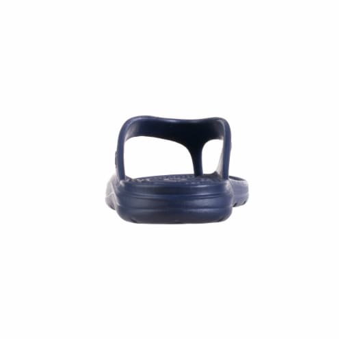 Totes Womens Sol Bounce Ara Navy Blue Thong Sandals Perspective: left