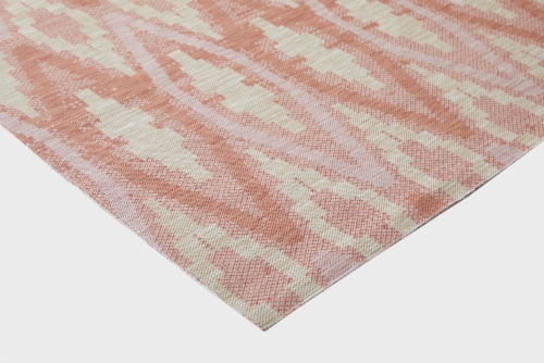 Backyard Bungalow Dania Khloe Indoor/Outdoor Rug - Salmon Perspective: left