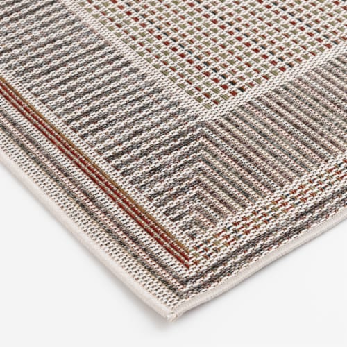 Backyard Bungalow Colourscape Hemsley Natural Indoor/Outdoor Rug - Ecru Perspective: left
