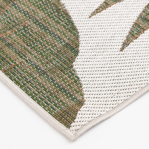 Backyard Bungalow Colourscape Carrick Indoor/Outdoor Rug - Ecru Perspective: left