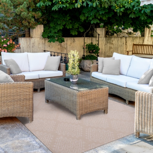 Backyard Bungalow Fifer Channing Area Rug Perspective: left