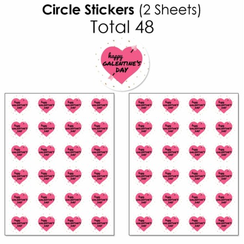 Big Dot of Happiness Be My Galentine - Valentine's Day Candy Favor Kit - 304 Pcs Perspective: left