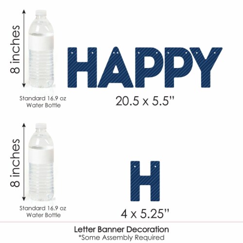Big Dot of Happiness Happy Father's Day - Dad Party Letter Banner Decor - Happy Father's Day Perspective: left