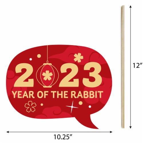 chinese new year photo booth props printable