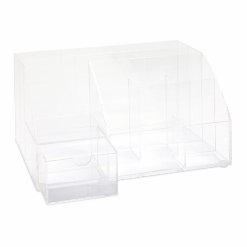 Clear Acrylic Pen Holder for Desk and Office Organization (2.9 x 3.8 x 8.9  in), PACK - Kroger