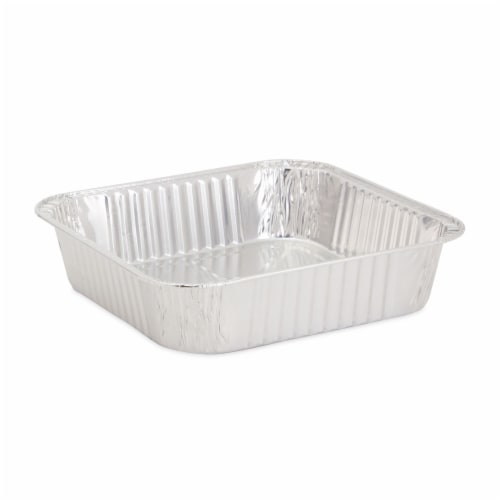 36oz Takeout Foil Pans with Lids, Disposable Aluminum Trays (8.7 x 6.2 x  2.1 In, 50 Pack), PACK - Kroger