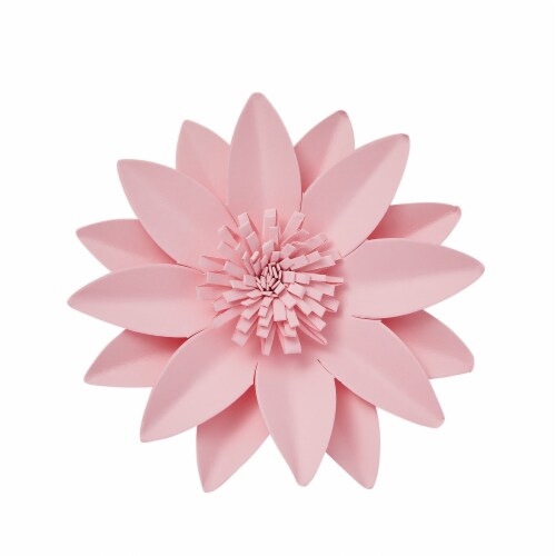 3D Paper Flowers Wall Decor, Pink and White Party Decorations (2 Sizes ...