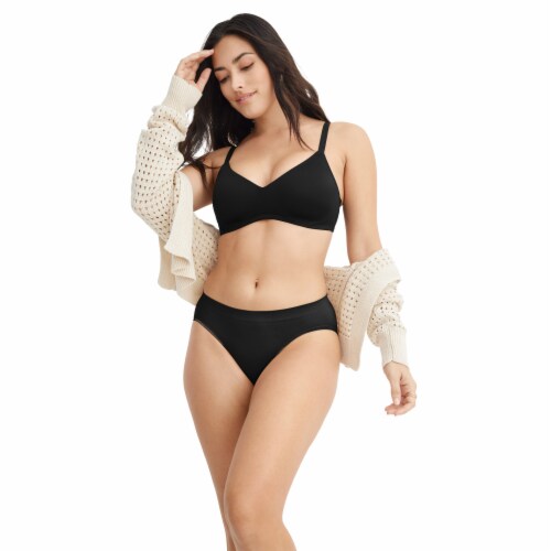 Jockey Smooth & Sleek Microfiber Full Coverage Wirefree T-Shirt Bra Perspective: left