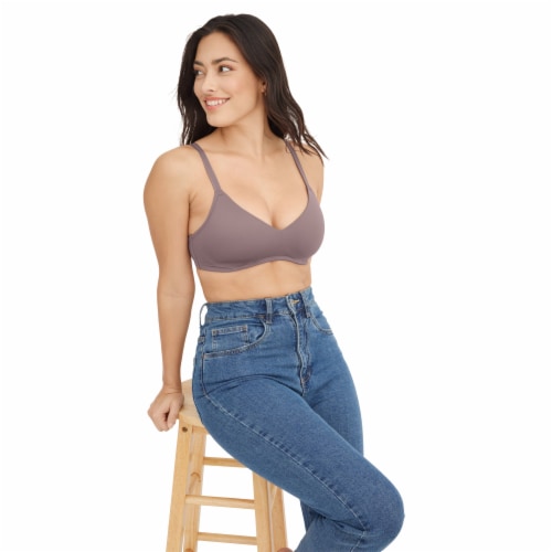 Jockey® Smooth & Sleek Microfiber Full Coverage Wirefree T-Shirt Bra Perspective: left
