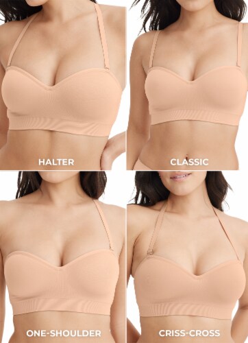 Seamfree® Multiway Bandeau Bralette Perspective: left
