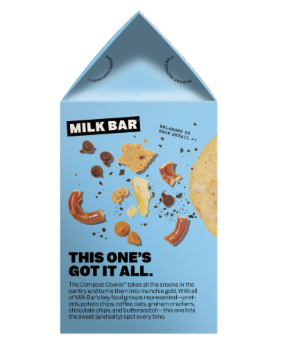Milk Bar Compost Cookies Perspective: left