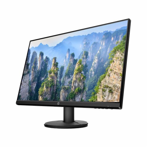 HP V27i Monitor 27 Inch LED Monitor - Black Perspective: left
