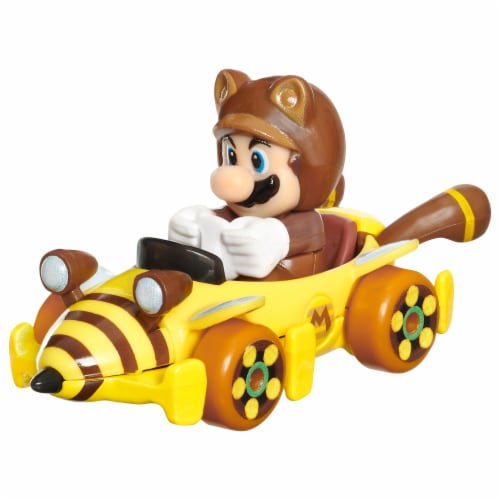 Hot Wheels Tanooki Mario Bumble V Toy Car Perspective: left