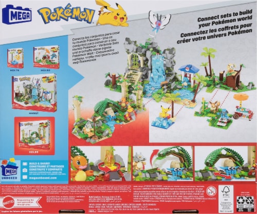 MEGA™ Pokemon Jungle Ruins Building Block Set Perspective: left