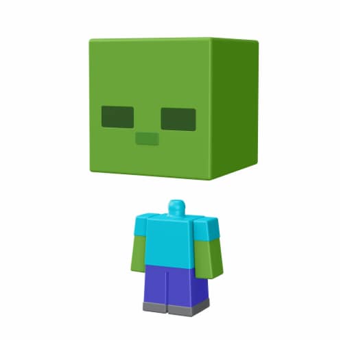 Mattel Minecraft Mini Zombie Figurine Perspective: left