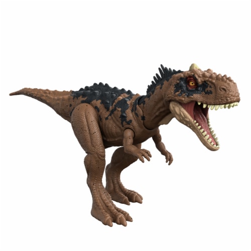 Mattel® Jurassic World Dominion Roar Strikers™ Rajasaurus Toy Figure Perspective: left