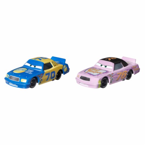 Disney Pixar Cars 3, Floyd Mulvihill & Crusty Rotor 2-Pack, 1:55 Scale Die-Cast Perspective: left