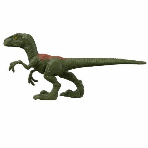 Mattel® Jurassic World Velociraptor Toy Perspective: left