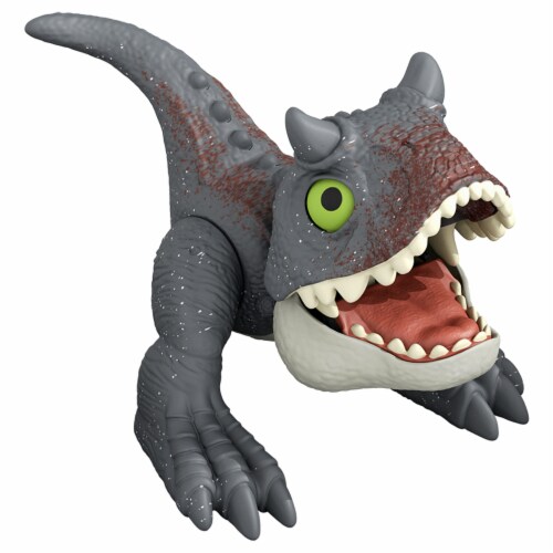 Mattel Jurassic World Uncaged™ Wild Pop Ups Carnotaurus Action Figure Perspective: left
