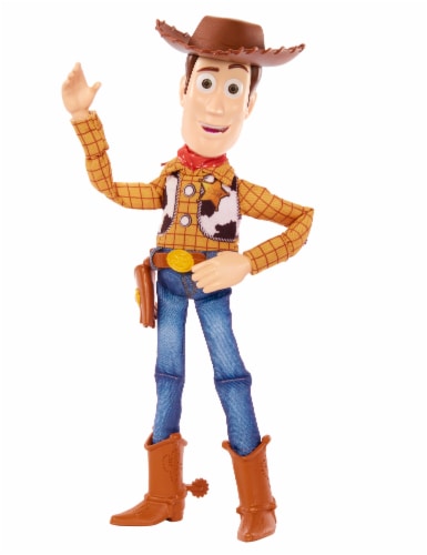 Mattel Disney Pixar Toy Story Roundup Fun Woody Figure Perspective: left