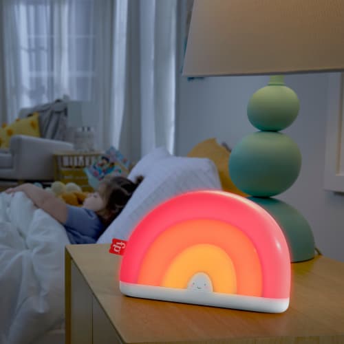 Fisher-Price Fisher-Price Soothe Glow Rainbow Sound Machine Perspective: left