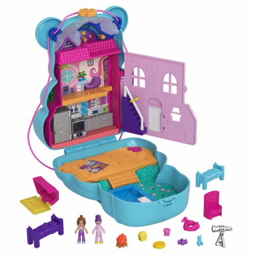 Polly Pocket Teddy Bear Purse Set Perspective: left
