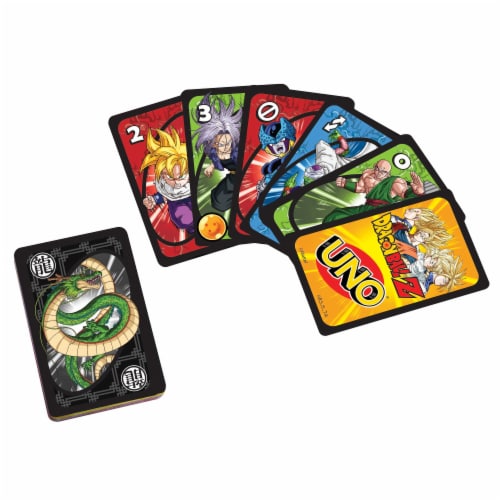 Mattel® UNO® Dragon Ball Z Card Game Perspective: left