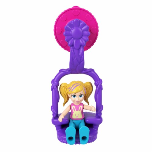 Mattel Polly Pocket Pollyville Super Slidin Water Park Playset, 1