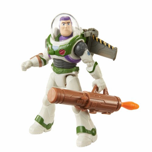 Mattel Disney Pixar Lightyear Mission Equipped Buzz Lightyear Figure Perspective: left
