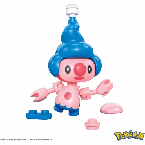 MegaConstrux™ Pokemon Mime Jr Poke Ball Building Set Perspective: left