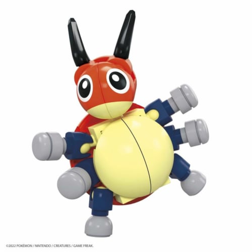 MegaConstrux™ Pokemon Ledyba Poke Ball Building Set Perspective: left
