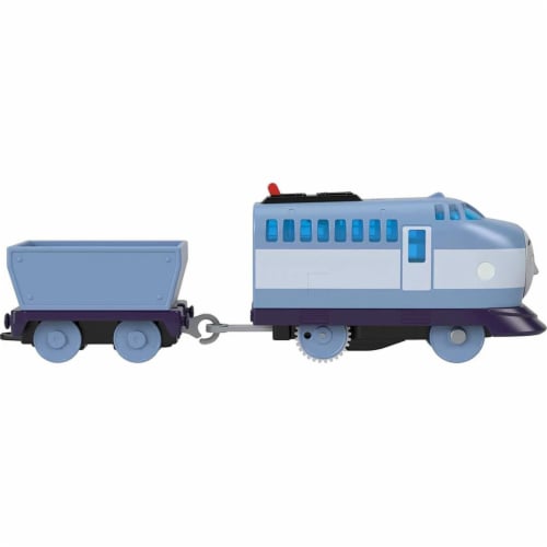 Thomas & Friends Kenji Motorized Toy Train Engine for Preschool Kids Ages 3 Years and Older Perspective: left