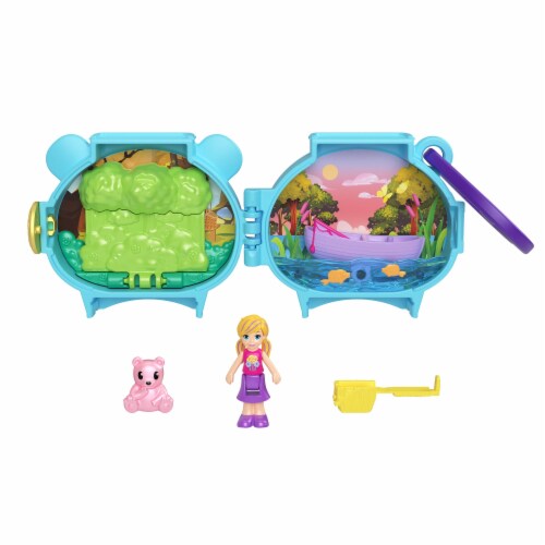 Polly Pocket Pet™ Connects Stackable Bear Compact Playset Perspective: left