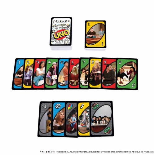 Mattel® Friends™ Uno® Card Game Perspective: left