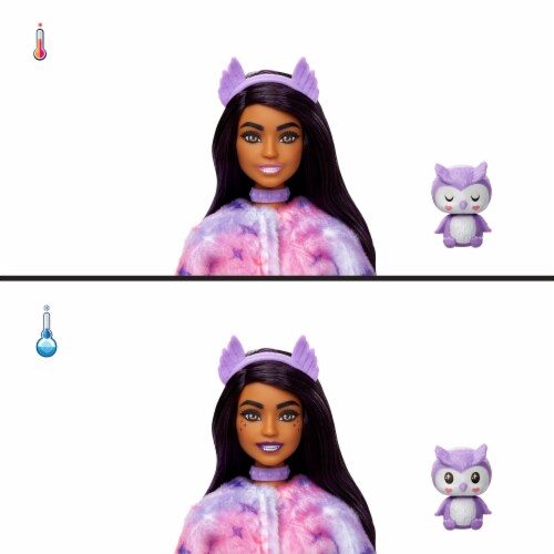 Mattel® Barbie® Cutie Reveal Snowflake Sparkle Doll Perspective: left