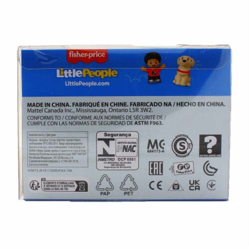 Fisher-Price Little People, Boy and Service Dog Perspective: left